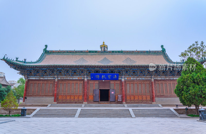 甘肃张掖大佛寺中式传统古建筑