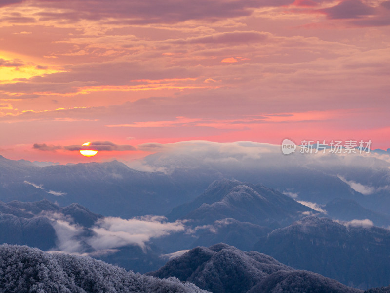 光雾山雪景