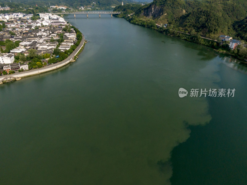 湖南黔阳古城4A景区航拍