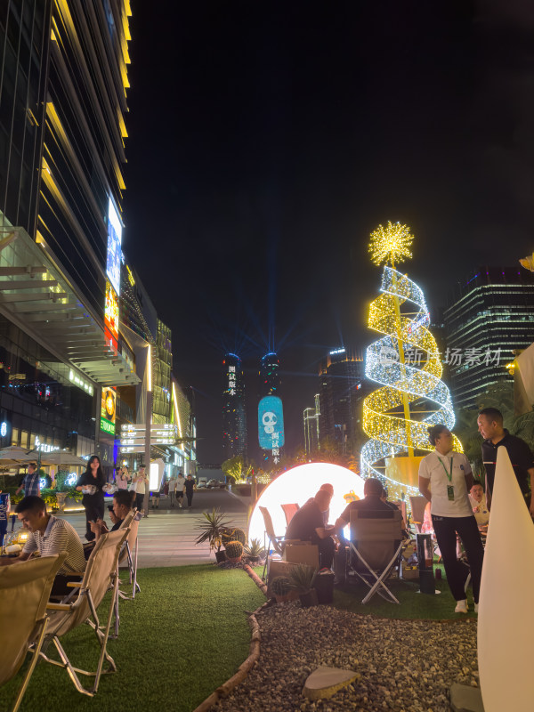 城市建筑夜景风光