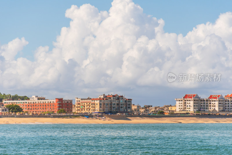 东山岛海滨城市沿海建筑风景