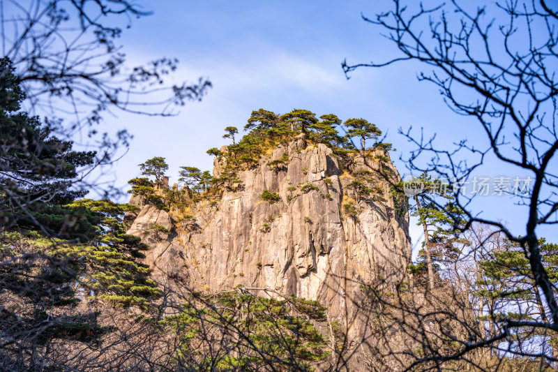 安徽黄山风景区自然风光