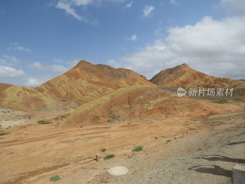 甘肃张掖七彩丹霞风景区旅游风光