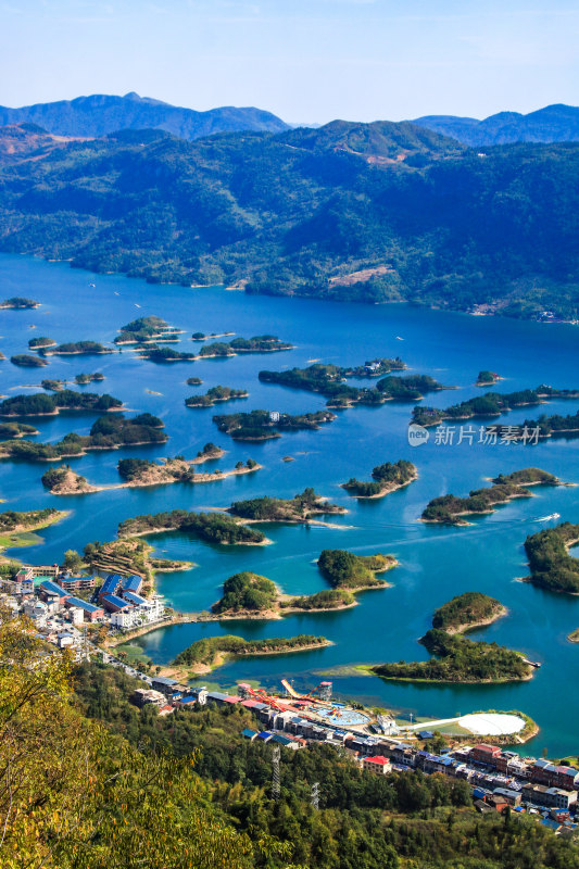 湖北黄石仙岛湖生态旅游景区，天空之城景区