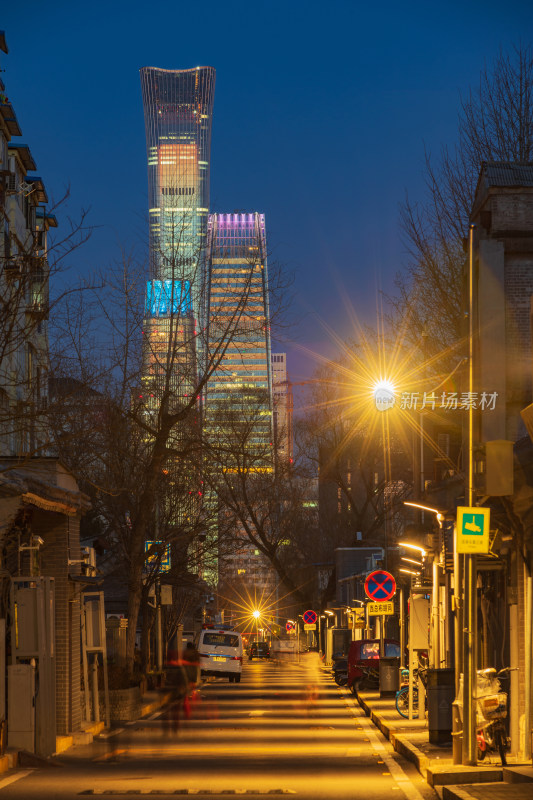 北京城市夜景