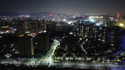 广东东莞：清溪河夜景