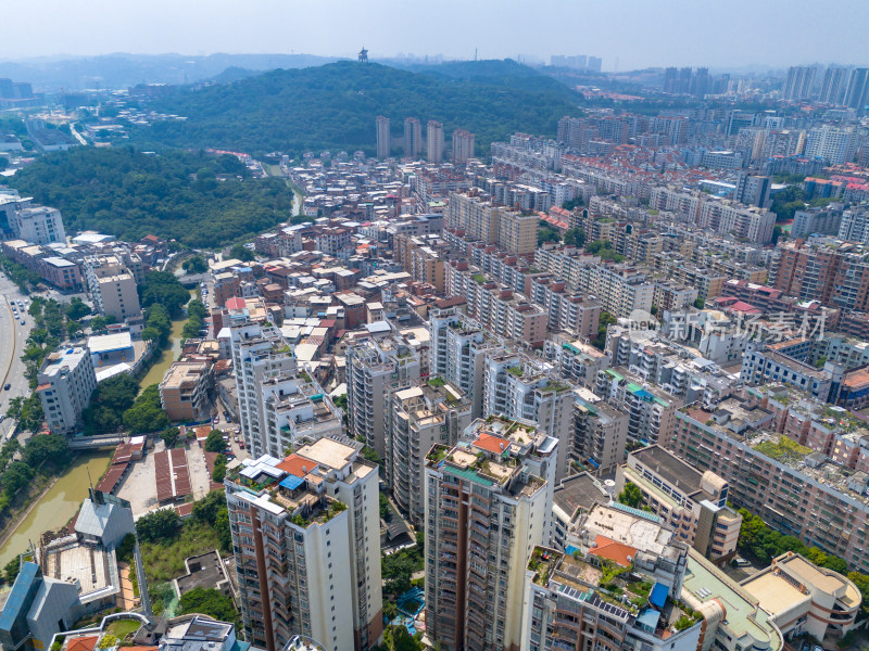 福建泉州城市风光建筑航拍图