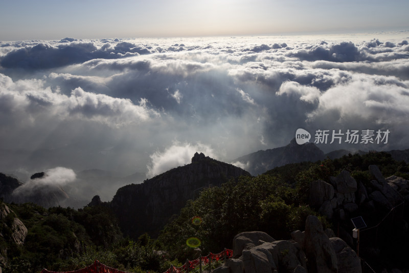 泰山云海奇观