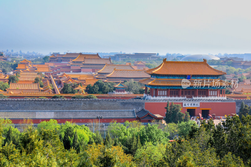 北京景山公园风光