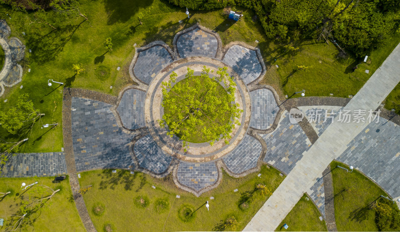 航拍涪江城市背景