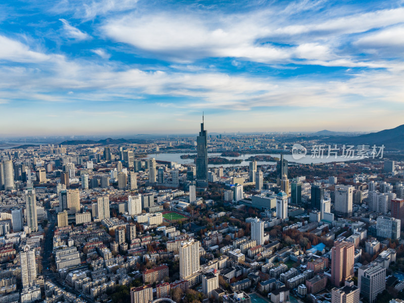 南京紫峰大厦航拍