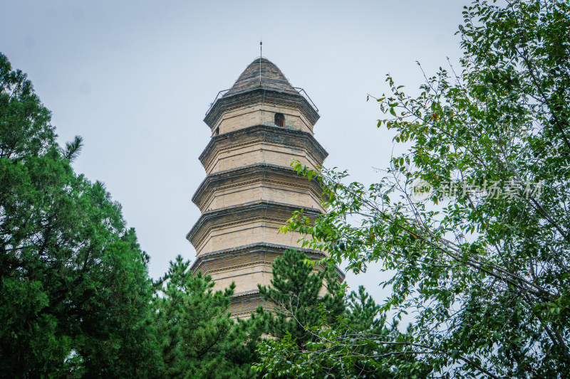 陕西省延安市宝塔山景区 红色旅游景区