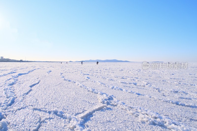 大连夏家河子的冰海 冰原世界