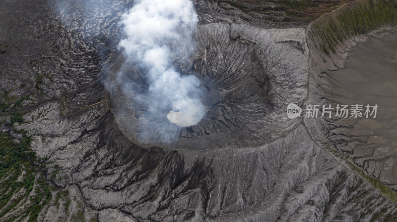 印尼东爪哇岛bromo火山航拍