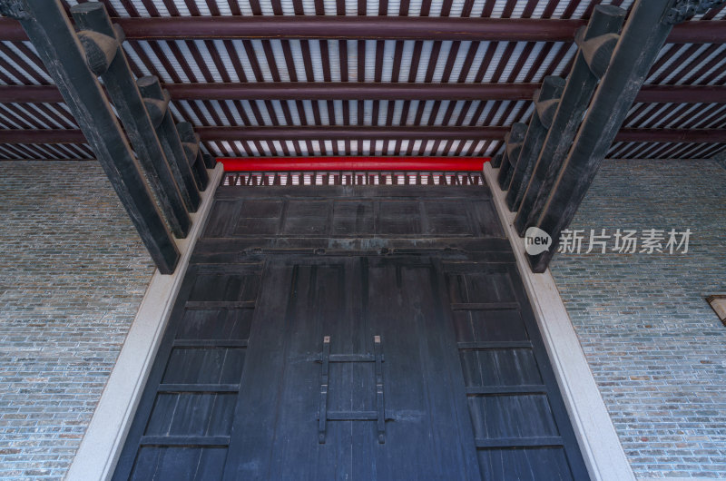 广州海珠小洲村简氏宗祠传统中式古建筑民居