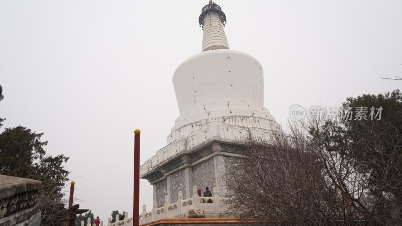 北京白塔建筑景观