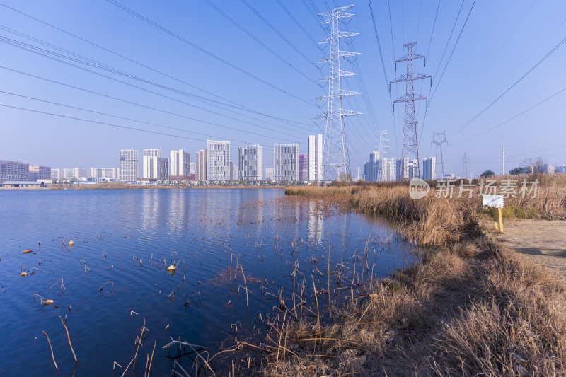 武汉东西湖黄塘湖公园风景