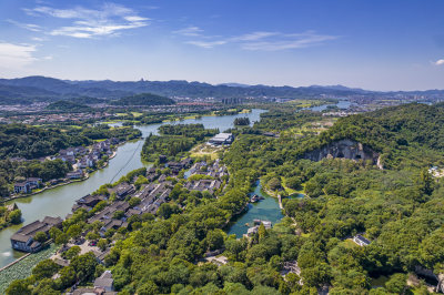 柯岩风景区航拍