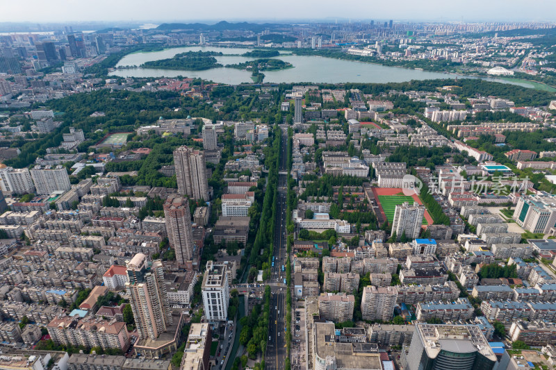 江苏南京城市大景航拍摄影图