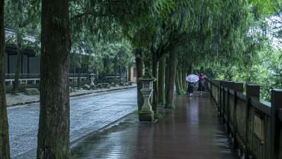 天台山千年古刹国清寺风景