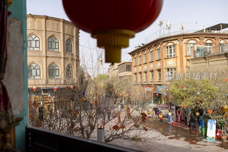 新疆喀什古城百年老茶馆