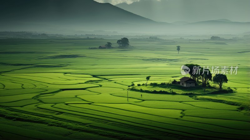 大自然绿色草原风景