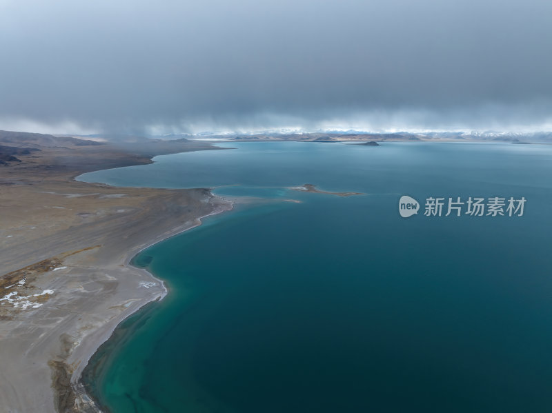 西藏阿里羌塘无人区扎日南木措高空航拍