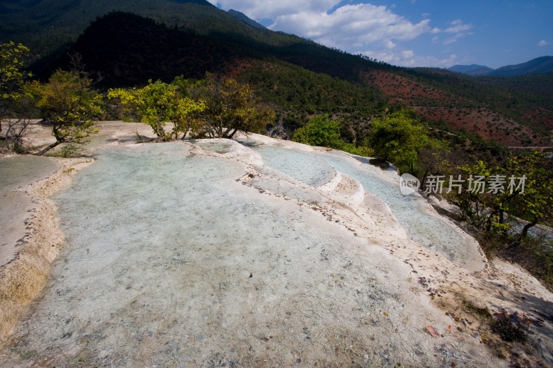 云南,白水台,