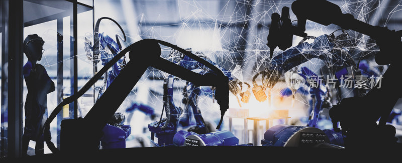 工业机械臂自动化作业场景
