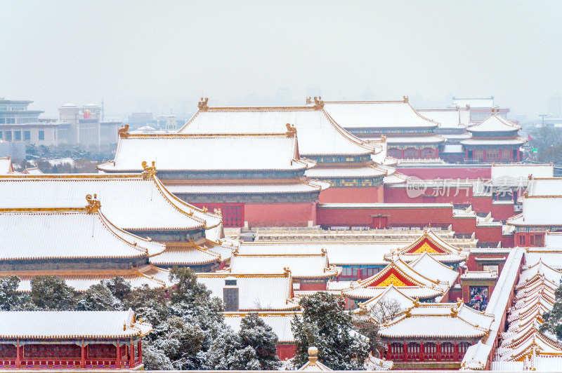 故宫博物院雪景