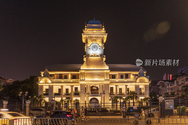 武汉武昌江滩夜景