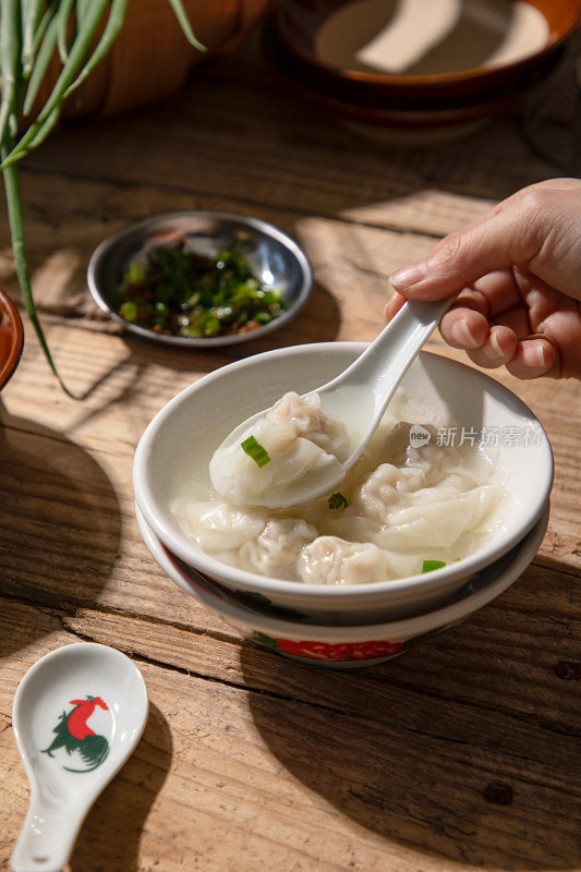 即食扁食馄饨抄手云吞早餐午餐晚餐