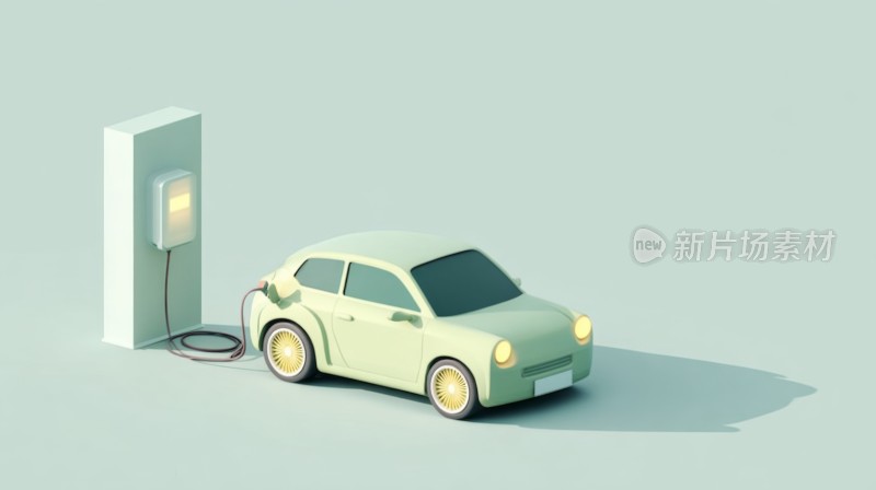 3d模型新能源汽车充电桩