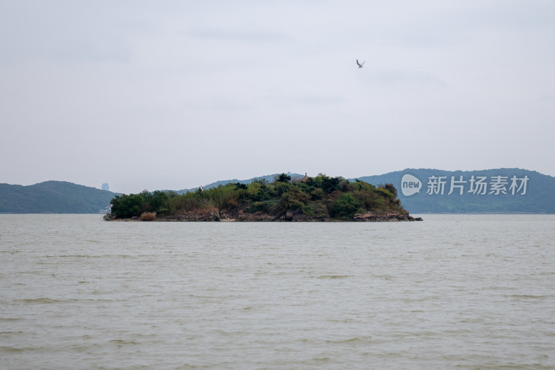 冬季，无锡鼋头渚太湖风光