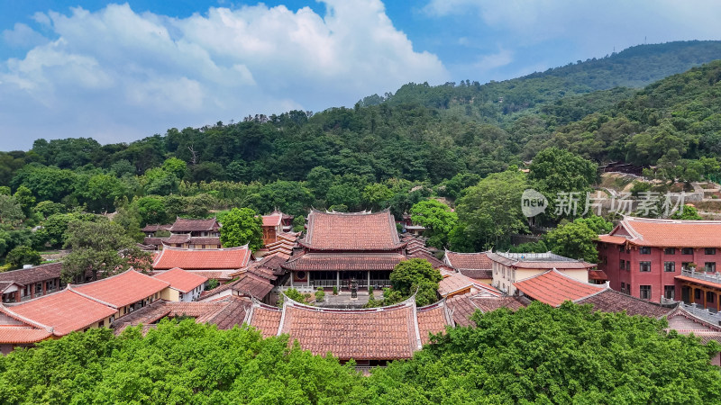 莆田南山广化寺4A景区航拍图