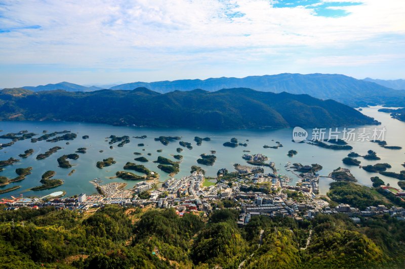 湖北黄石仙岛湖生态旅游景区，天空之城景区