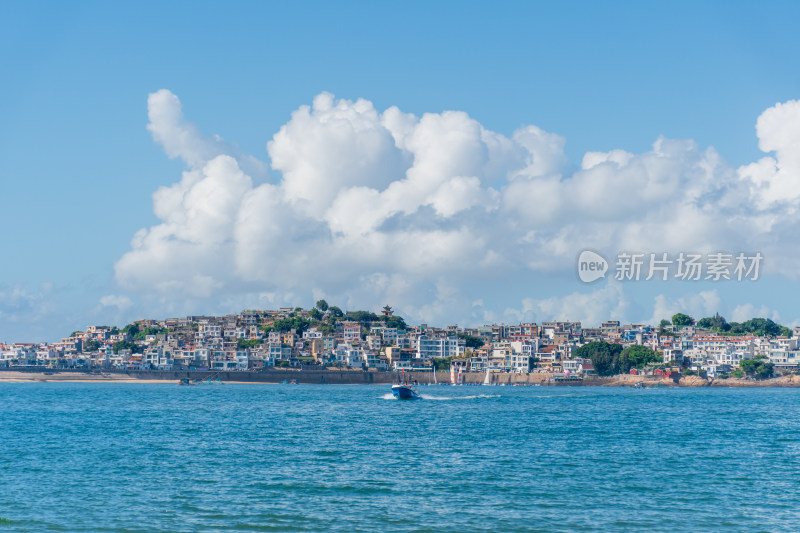 东山岛海滨小镇海景