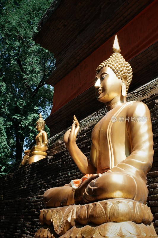 泰国寺庙清迈契迪龙寺