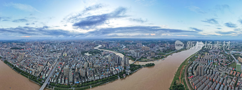 航拍衡阳城市风光