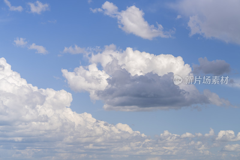 夏季蓝天白云背景素材