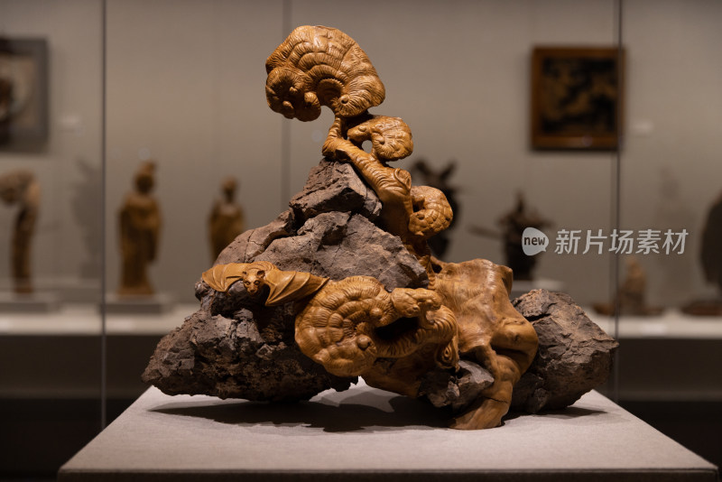 中国工艺美术馆当代工艺美术展木雕
