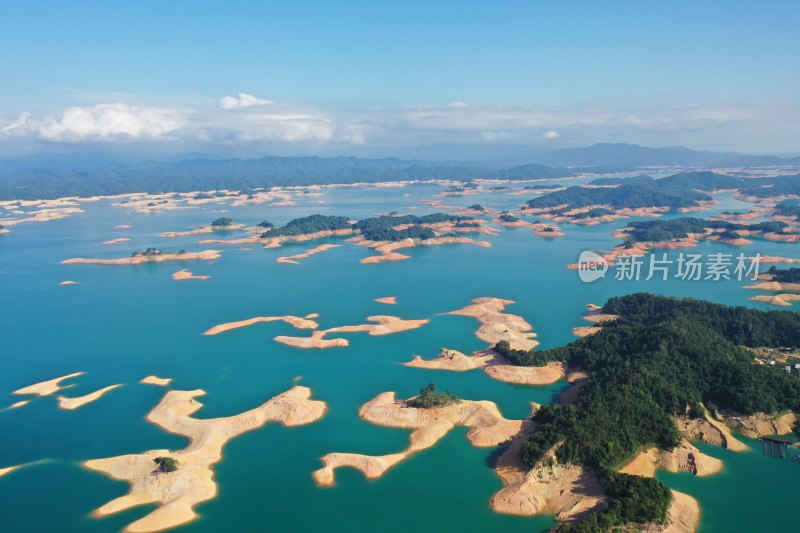 河源万绿湖 湖泊 千岛湖