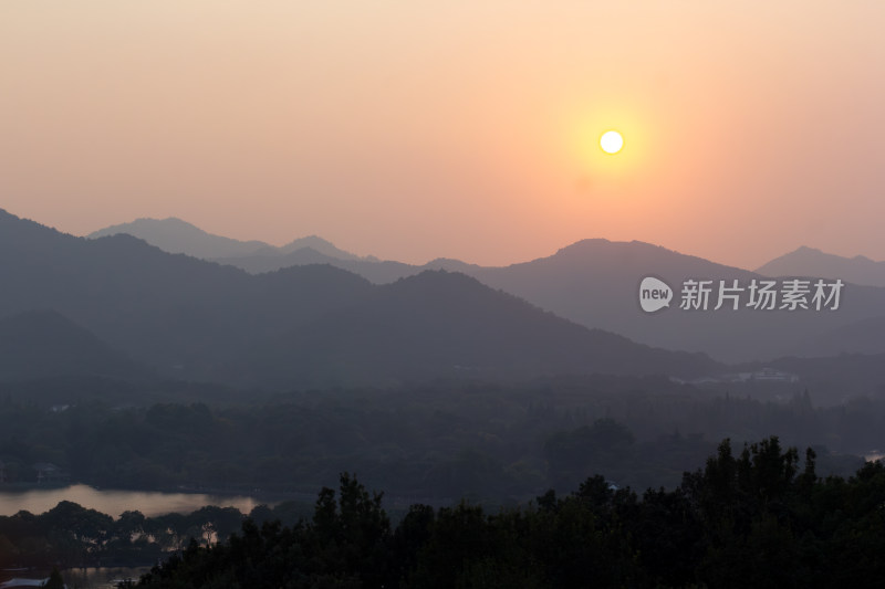 杭州雷峰塔西湖十景