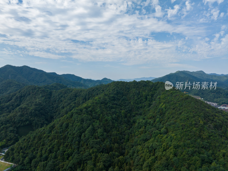 航拍西湖名胜风景区西湖群山