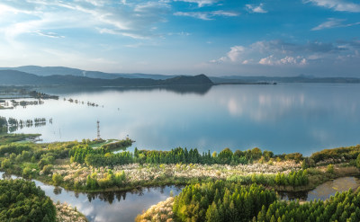 南滇池国家湿地公园风光