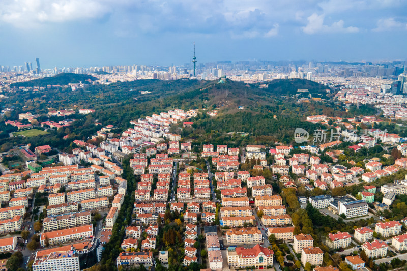 山东青岛城市风光航拍