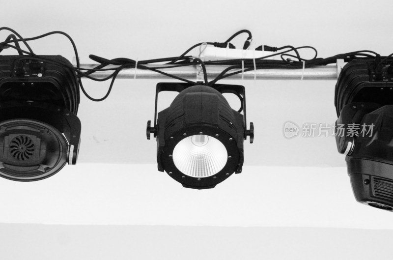 舞台聚光灯特写
