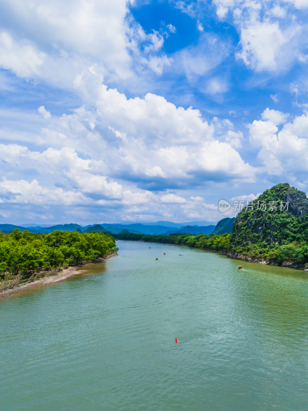 桂林夏季漓江风景区