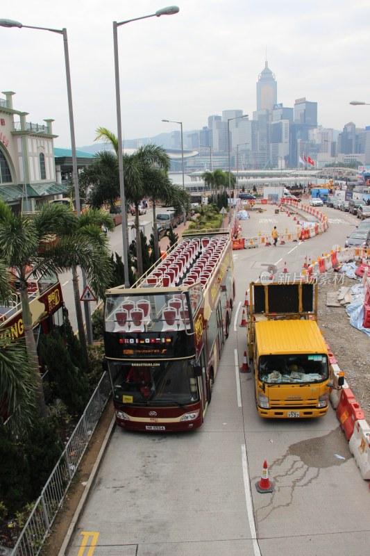 中国香港：中环城市风光