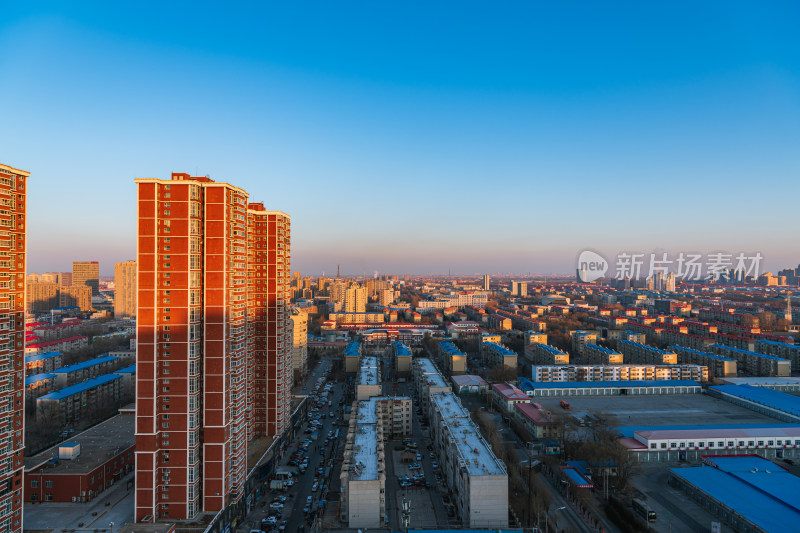 中国黑龙江省大庆市让胡路区天际线